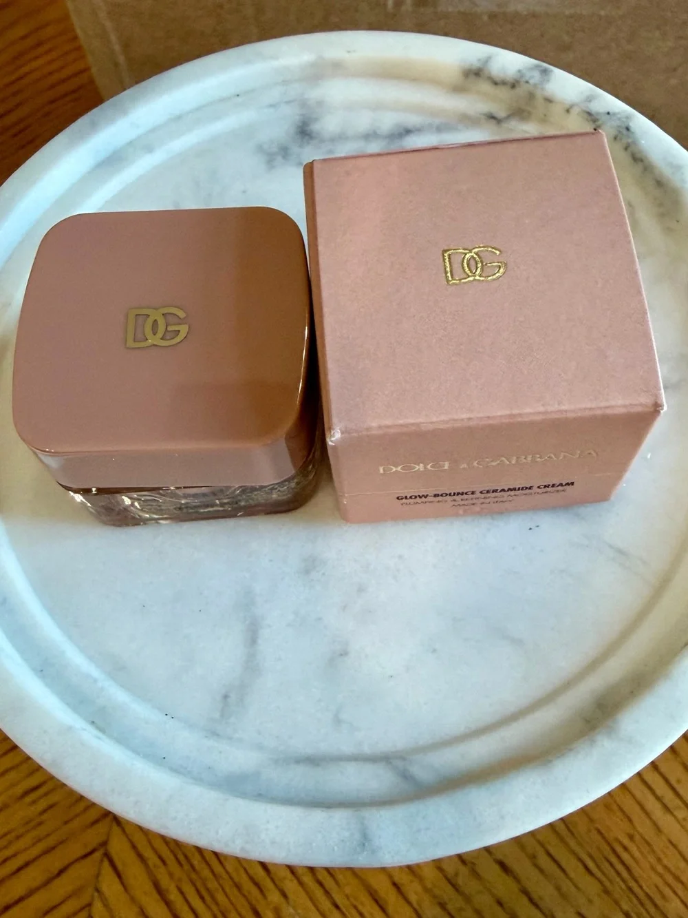 Dolce & Gabbana Glow-Bounce Ceramide Cream Moisturizer Sample 0.15 fl oz